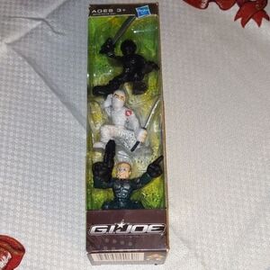 GI Joe Combat Heroes Set Duke Storm Shadow Snake Eyes Vtg 2009 New